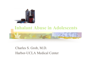 Inhalant Abuse in Adolescents