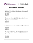 infusion: quiz 4 - Study with CLPNA