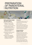 PreParation of Parenteral nutrition