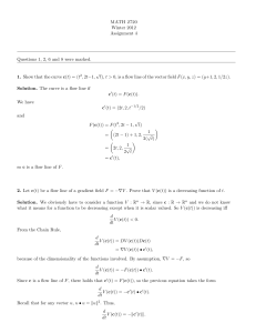 MATH 2720 Winter 2012 Assignment 4 Questions 1, 2, 6 and 8 were