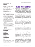 the editor`s corner - Journal of Clinical Orthodontics