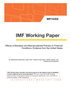Effects of Monetary and Macroprudential Policies on Financial