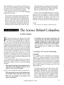 The Science Behind Columbus