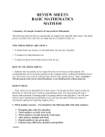 10: review sheets basic mathematics math 010