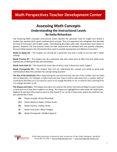 PDF File - Assessing Math Concepts