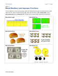 Lesson 11: Mixed Numbers and Improper Fractions