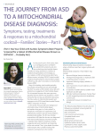 the journey from asd to a mitochondrial disease diagnosis