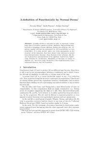 λ-definition of Function(al)s by Normal Forms