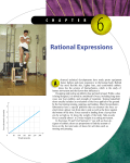 reducing rational expressions