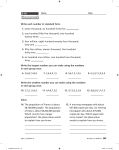 3–10 Write each number in standard form. 1. seven thousand, six