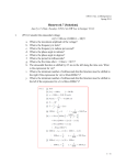Homework 7 - Solutions