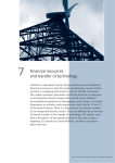 7 Financial resources and transfer of technology