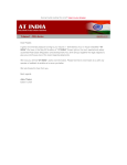 ATAINDIA Newsletter - Vol. 1