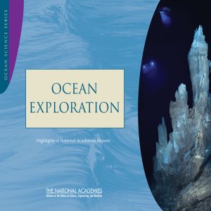 Ocean Exploration - Division on Earth and Life Studies