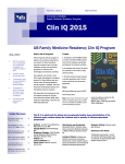 Clin IQ 2015 - Jacobs School of Medicine and Biomedical Sciences