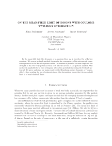 On the mean-field limit of bosons Coulomb two