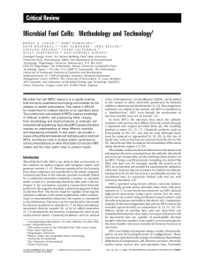 Microbial Fuel Cells: Methodology and Technology