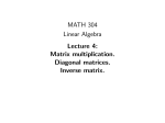 MATH 304 Linear Algebra Lecture 4