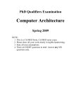 Computer Architecture sample questions
