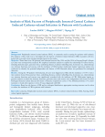 Analysis of Risk Factors of Peripherally Inserted Central Catheter