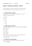 N10 - Fractions and decimals