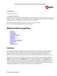 Encyclopedia of Neurological Disorders: Mitochondrial Myopathies