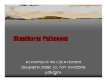 Bloodborne Pathogens - School District of Holmen