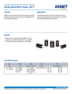 ALP20 and ALT20/21 Series, +85°C