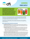 Canning Food Safely - Center for Foodborne Illness Research