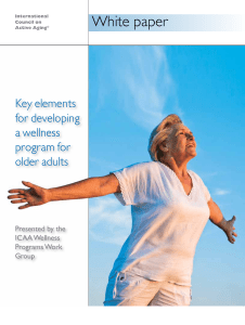 White paper - International Council on Active Aging