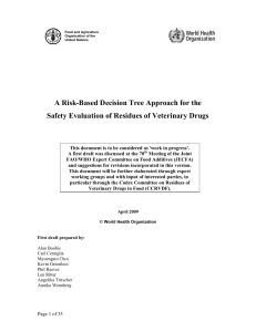 A Risk-Based Decision Tree Approach for the Safety Evaluation of
