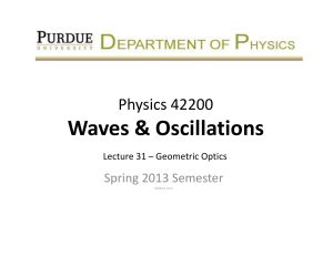 Lecture 31 - Purdue Physics