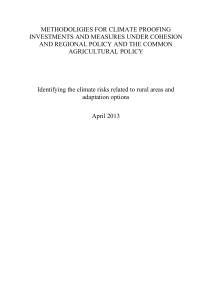Technical Guidance for Common Agricultural Policy