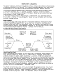 Stoichiometric Calculations