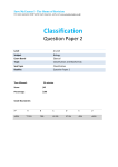 Classification - SAVE MY EXAMS!