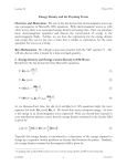 Energy Density and the Poynting Vector Overview