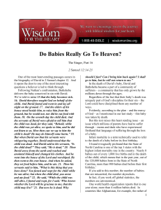 Do Babies Really Go To Heaven?