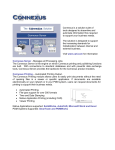 Connexus Server - Manages all Processing Jobs The