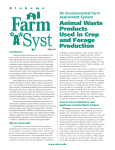 Animal Waste Products Used in Crop and Forage Production
