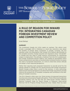a rule of reason for inward fdi: integrating canadian foreign