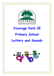 Vicarage Park CE Primary School Letters and Sounds