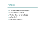 Chilled water to the floor?