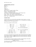 MET 200 Lecture 2 Notes Scientific Quantities and SI Units Mass