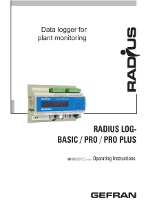 radius log- basic / pro / pro plus