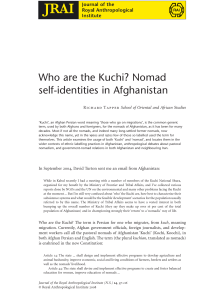 Who are the Kuchi? Nomad self