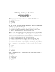 Weekly Homework Questions #2, Sep. 7, 2010