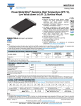 WSLT2512 Power Metal Strip® Resistors, High Temperature (275