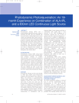 Photodynamic Photorejuvenation: An 18