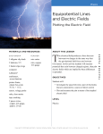 Equipotential Lines and Electric Fields