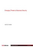 Emerging Threats to Business Security